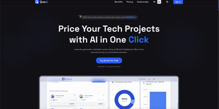 Quoai: The AI co-pilot for tech scoping & budgeting.