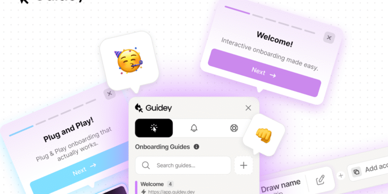 Guidey: Add modern onboarding tours to your product in minutes