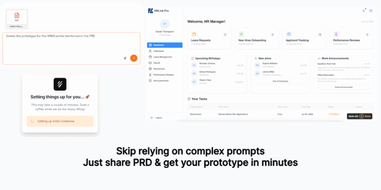 Golex AI: Turn Ideas into interactive Demo Websites