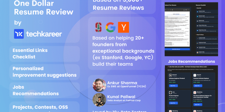 One Dollar Resume Review: Professional resume review for just $1