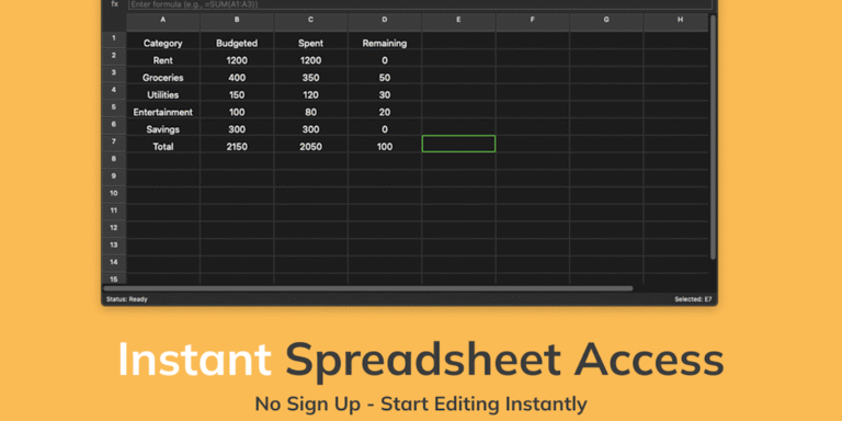 QuickSheet: Instantly create and edit spreadsheets from your menu bar