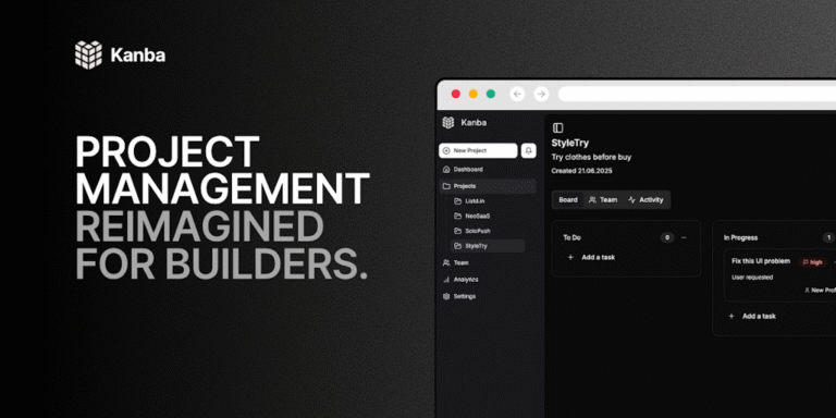Kanba: Open-source project management tool for modern teams