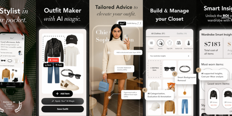 Mué AI Stylist: AI Outfit Maker turning your clothes into stunning looks.