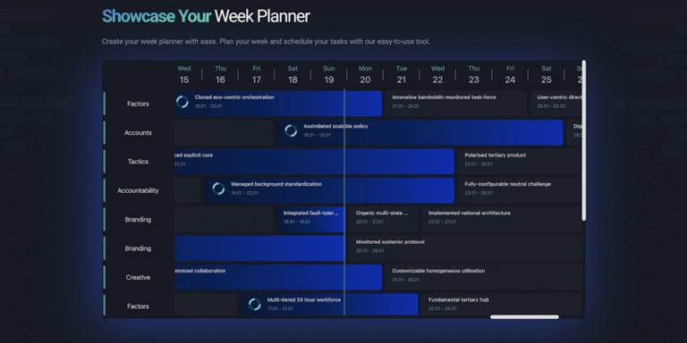 Planby: React.js based component for schedules and timelines