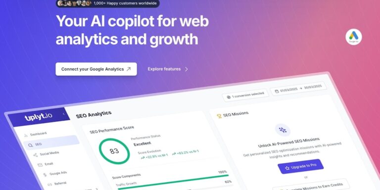 Uplyt.io: Your AI copilot for smarter, collaborative analytics.