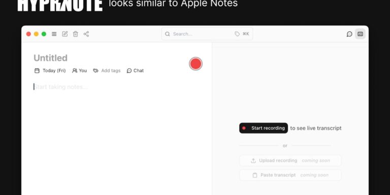 Hyprnote: AI notepad for Private Meetings — fully on your device