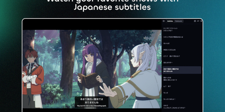 ManabiDojo: Learn Japanese with Anime