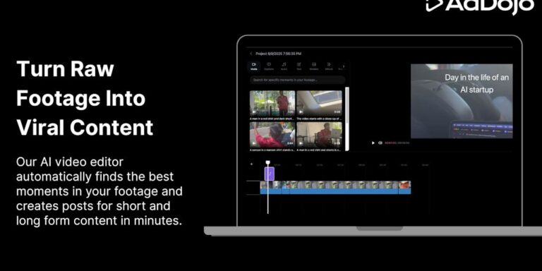 AdDojo: Go from raw footage to viral ads in seconds
