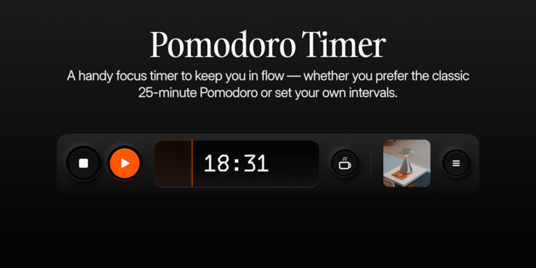 NotchFlow: Pomodoro and music controls in your notch