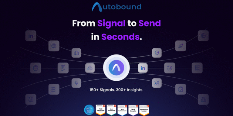 Autobound: From Signal to Send in Seconds.