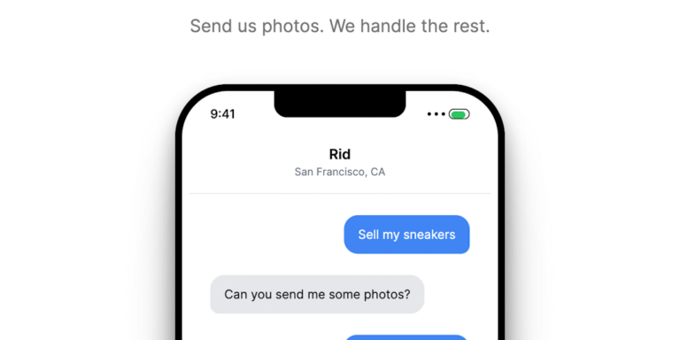 Rid: Sell with a Text