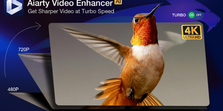 Aiarty Video Enhancer: AI denoise, unblur, restore & upscale video to 4K – locally!