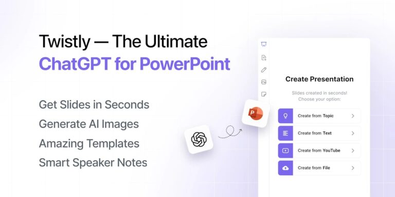 Twistly: AI presentation maker add-in for Microsoft PowerPoint