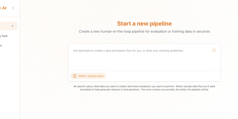 Besimple AI: Your own data annotation platform in 60 sec