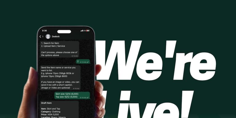 Zealock: The whatsapp marketplace that runs itself