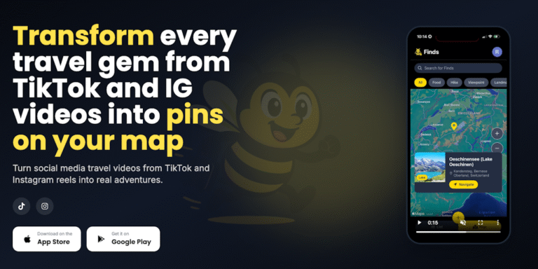 Travel Bug: Transform every travel gem from TikTok/IG into pins on a map