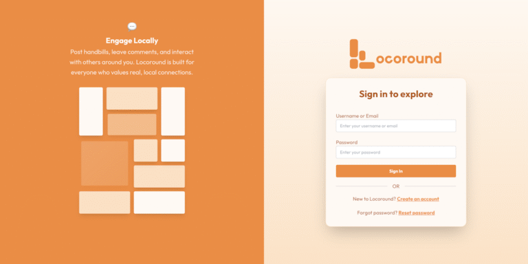 Locoround: A location-based billboard for local life and events