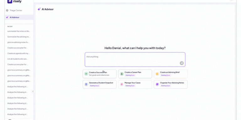 Risely AI : AI agents automating student success and retention workflows