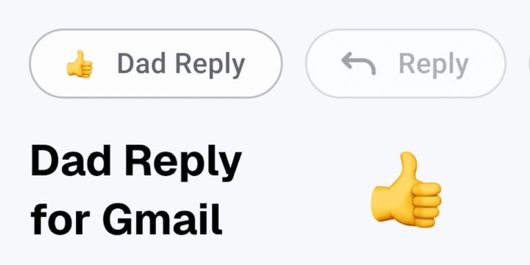 Dad Reply: Auto-respond with a 👍 – Minimal effort – Maximum ambiguity