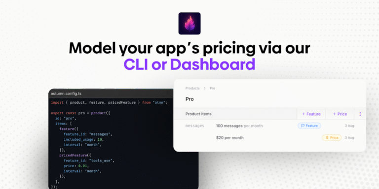 Autumn: Stripe made easy for AI startups