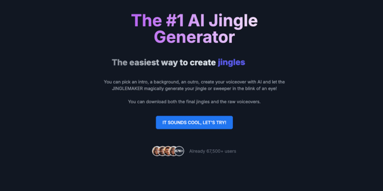 AI Jingle Maker: Create radio jingles, podcast intros and audio ads in a snap