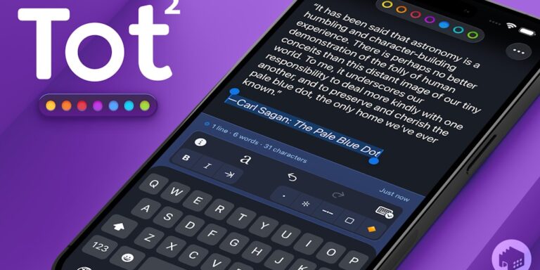 Tot: Your tiny text companion.