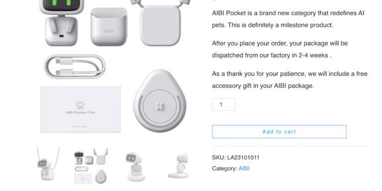 AIBI Pocket: Your pocket-sized AI pet companion