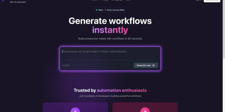 TaskWand: From words to workflows in seconds