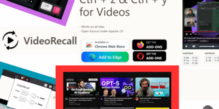 VideoRecall: Undo/Redo Any Video on Any Site