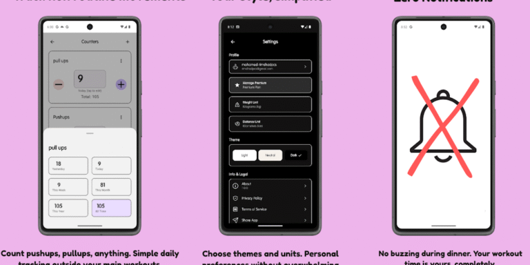 Just Log: Minimalistic workout logging app