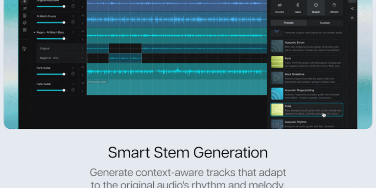 Moises AI Studio: Introducing the first instrument-first AI music model